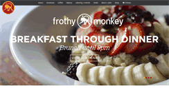 Desktop Screenshot of frothymonkey.com